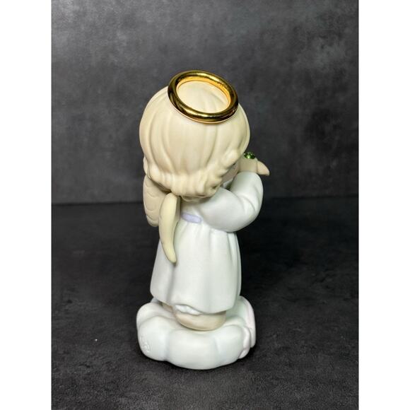 Precious Moments Figurine August Birthday Angel With Birthstone 1996 - Picture 3 of 6